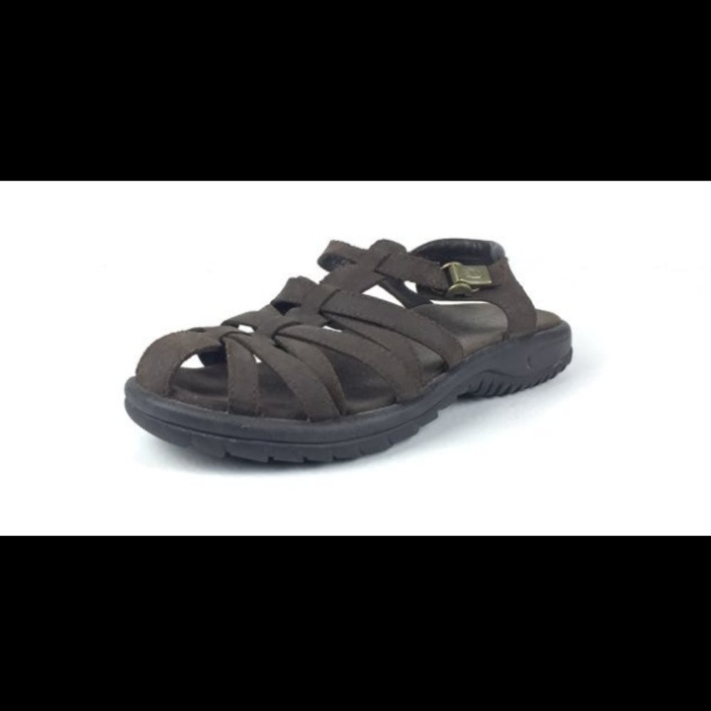 Teva "Vanua" Leather Fisherman Sandals Size 7